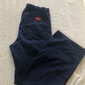 Navy scrub pants